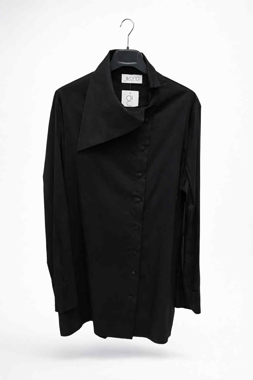 Asimetriškos apykaklės marškiniai - Image 3