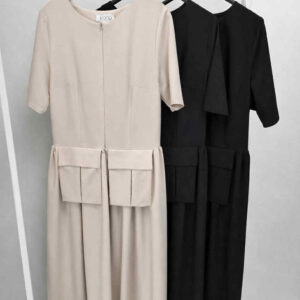 Elegantiška suknelė su kišenėmis