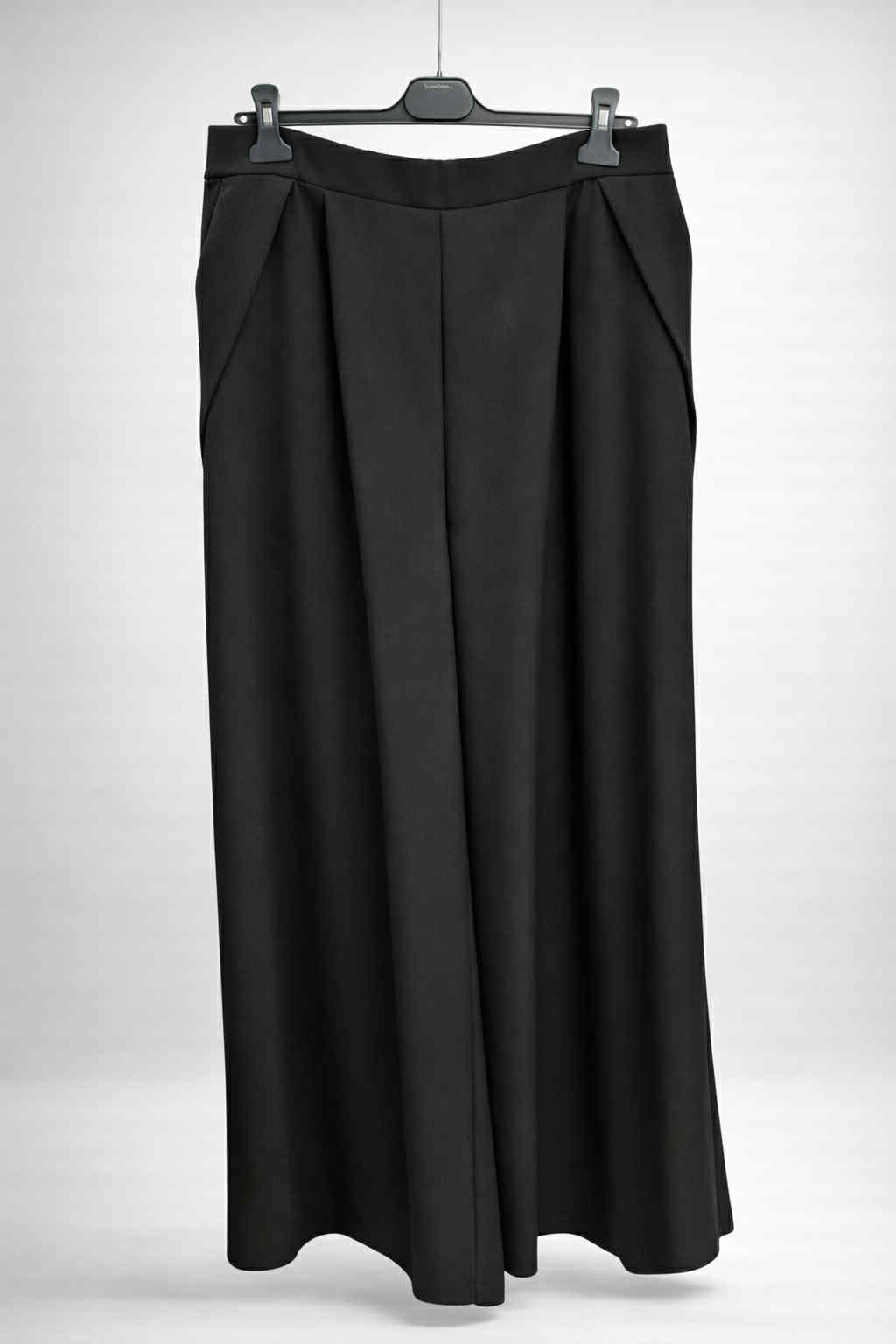 Plačios kelnės su klostėmis - Image 3