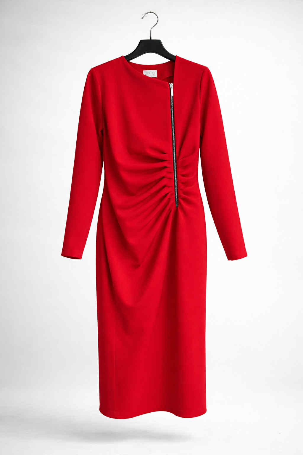 Suknelė su raukiniais ir užtrauktuku - Image 3