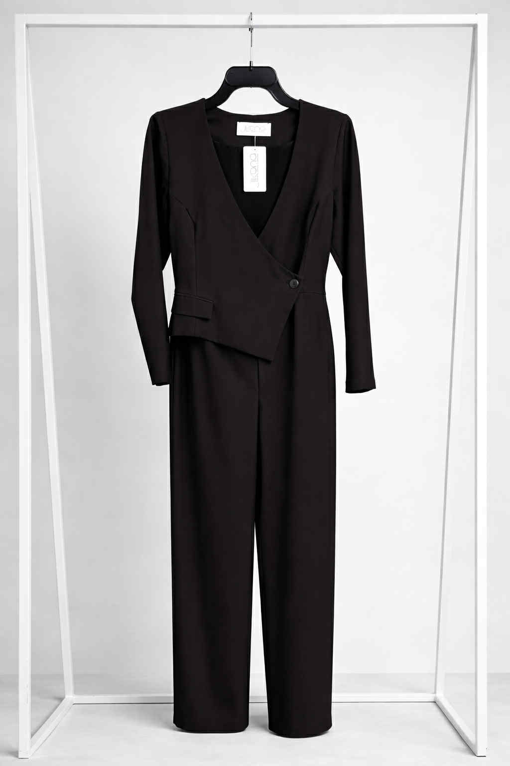 Elegantiškas kombinezonas su asimetrišku užsegimu - Image 5