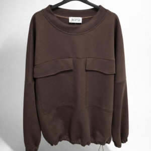 Džemperis su didelėmis kišenėmis